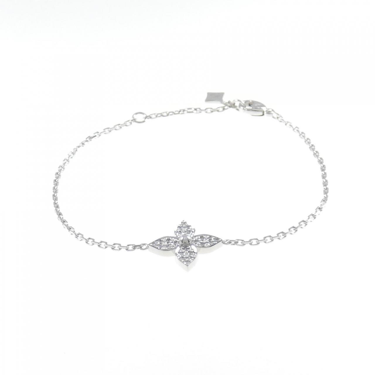 Louis Vuitton Star Blossom Bracelet, White Gold, Diamonds (Q95912)