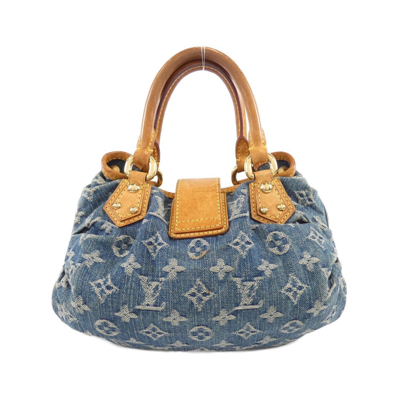 Authentic LOUIS VUITTON Monogram Denim Pleaty M95020 Bag #260-007