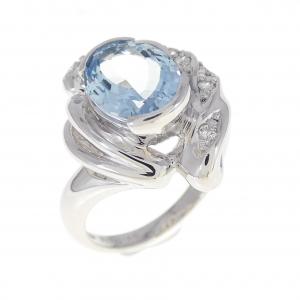 Aquamarine ring - Used items can be purchased from KOMEHYO