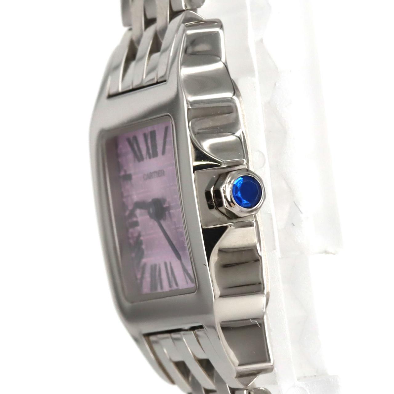 【Cartier】santos de Cartier LM コマ2つ Authentic Cartier Santos Demoiselle SM 2008X'mas LIMITED