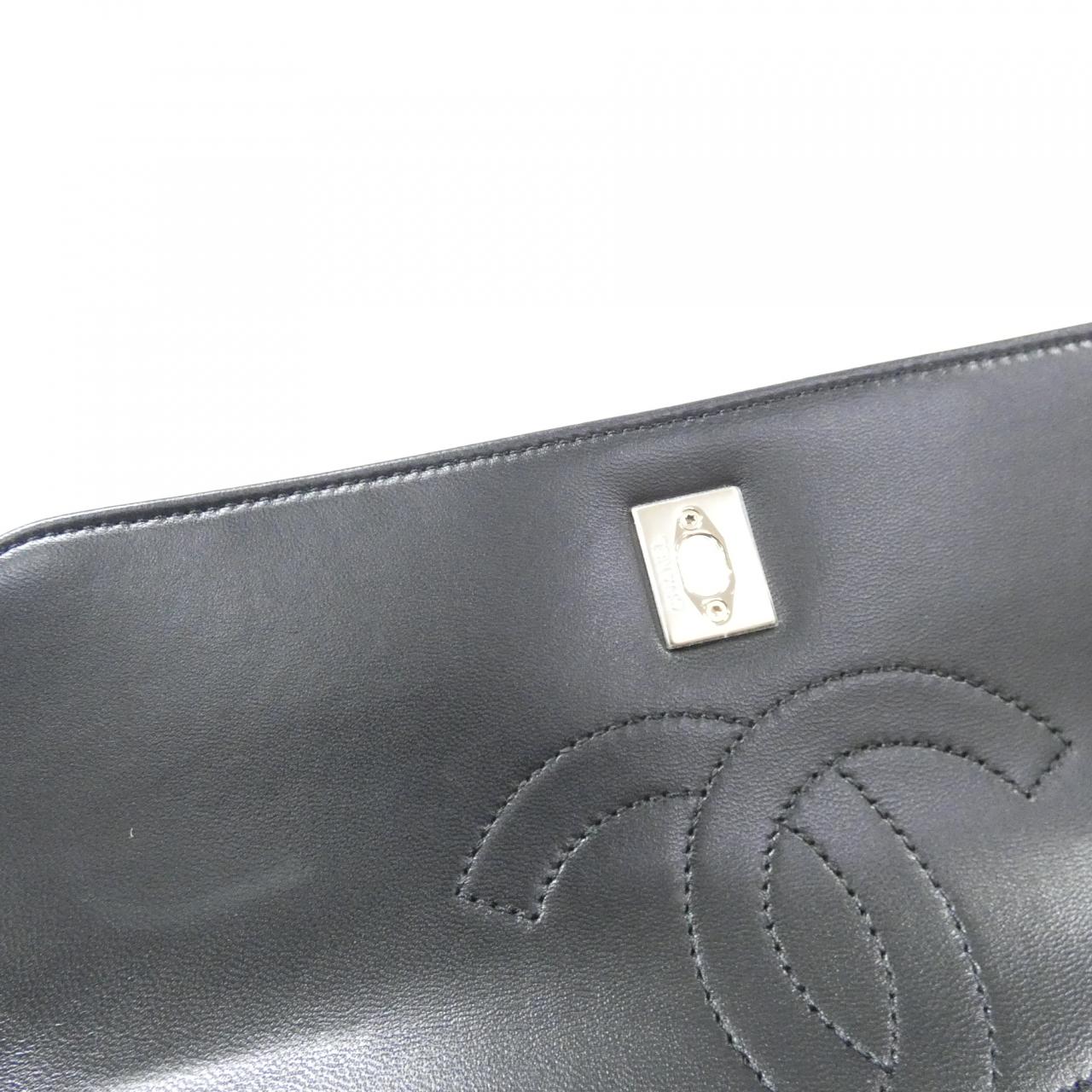 ABAM　CHANEL　ダストバッグ　157 CHANEL Lambskin Quilted Metal Top Handle Crossbody Flap