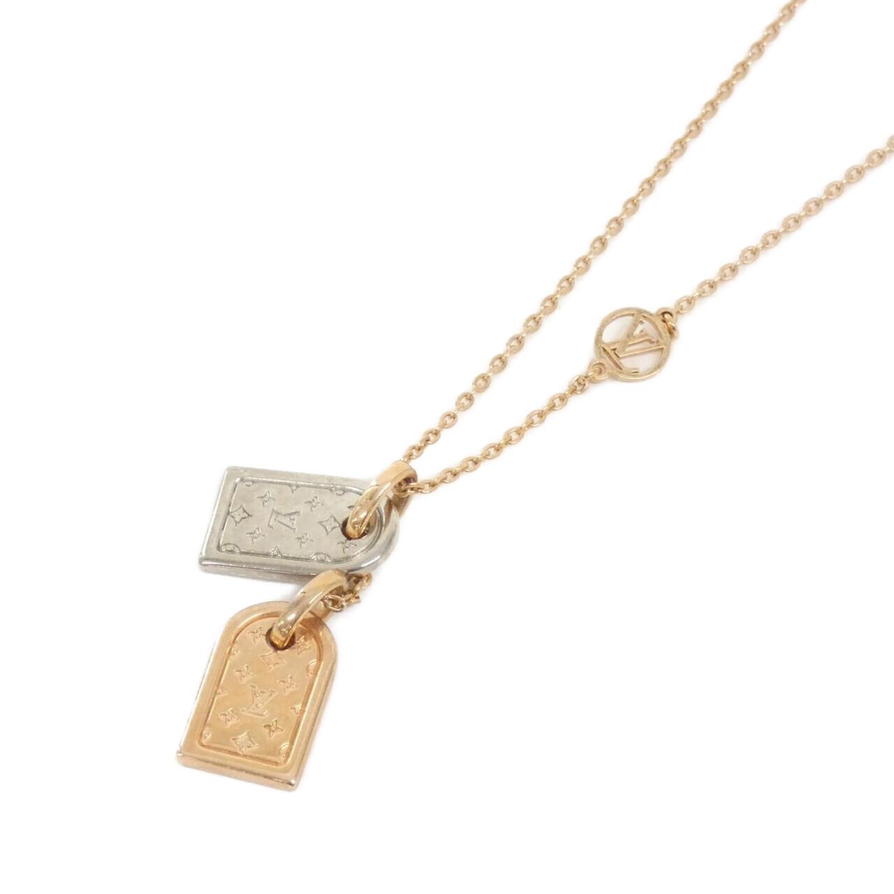Authentic LOUIS VUITTON Necklace Nanogram M00293 Necklace