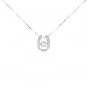 [BRAND NEW] PT Diamond Necklace 0.274CT D SI1 Good