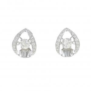 [BRAND NEW] PLATINUM Diamond earrings 0.256CT 0.246CT G SI1 Good
