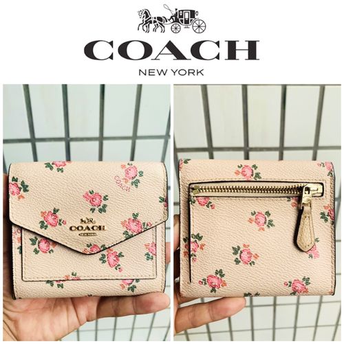 箱つき 大丸購入 正規品 Coach コーチ 花柄 フラワー 財布 ベージュのフリマ商品 Kante Komehyo