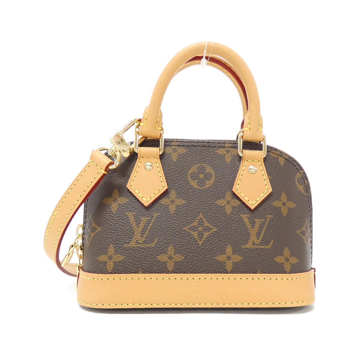 Autentica borsa LOUIS VUITTON Monogram Nano Alma M82717 #M82-717