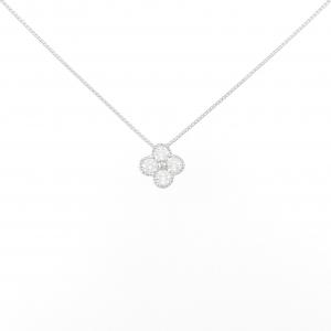 【新品】PT フラワー ダイヤモンド ネックレス 0.250CT