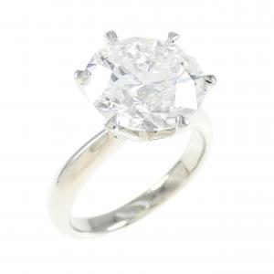 【リメイク】PT ダイヤモンド リング 5.14CT D VVS2 3EXT