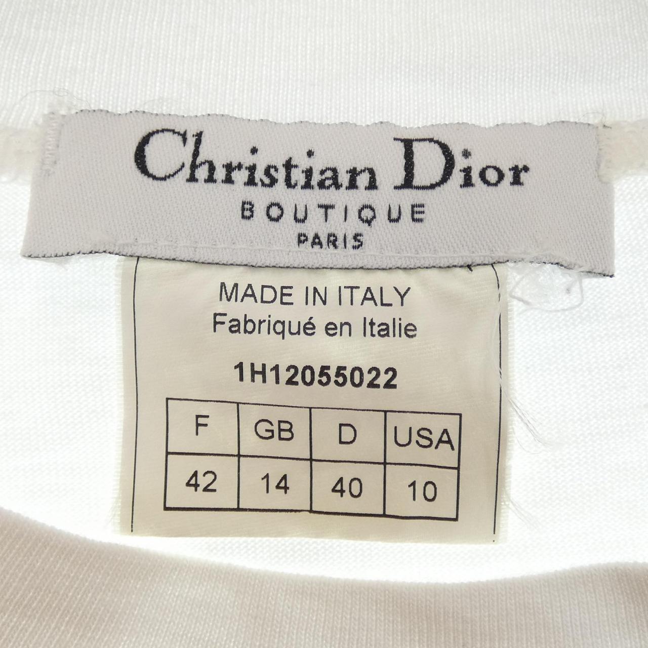 高品質お手頃価格 クリスチャンディオール ティーシャツ Tシャツ/カットソー(半袖/袖なし)