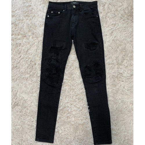 AMIRI】MX1 ダメージジーンズ デニム パンツ ブラック 28のフリマ商品 