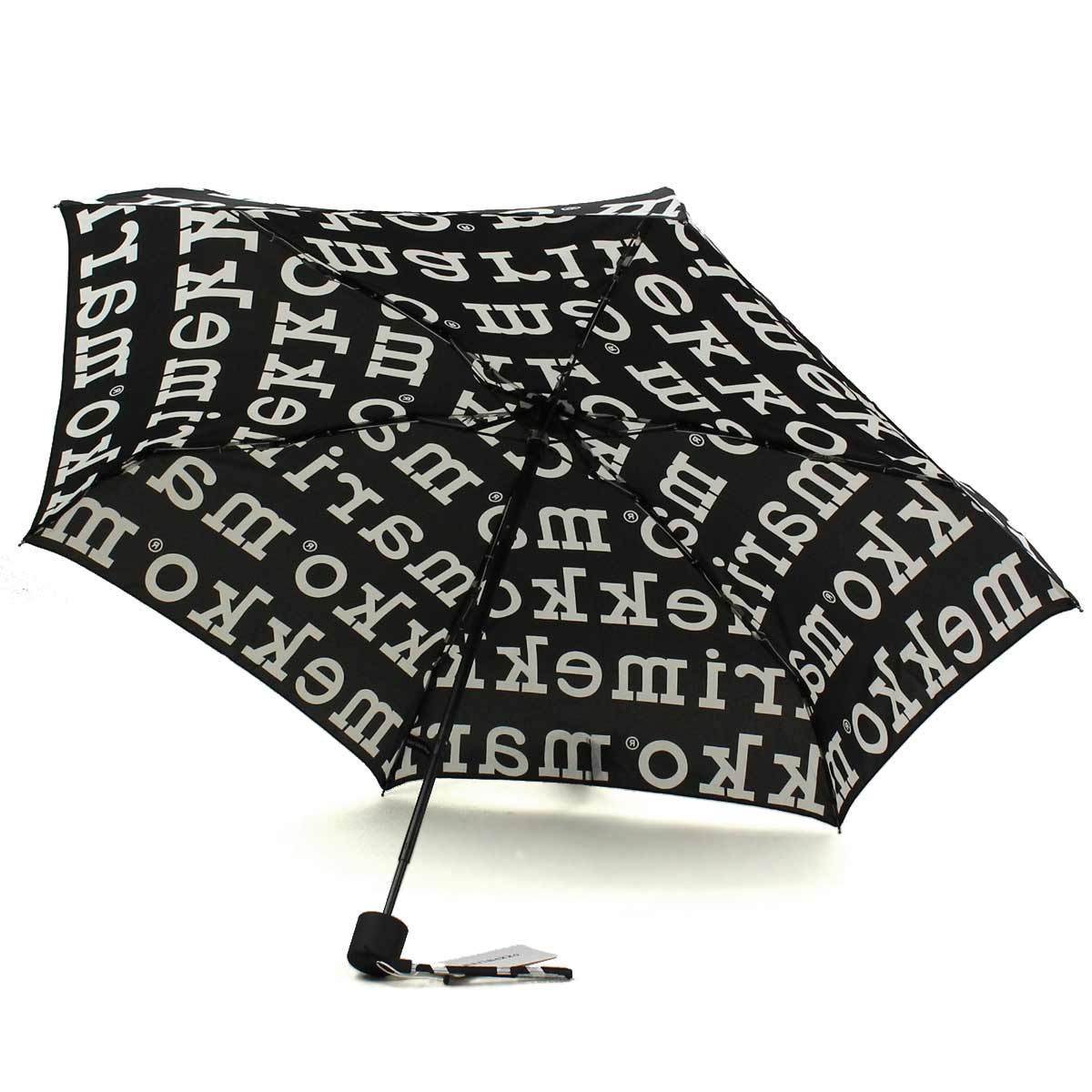 マリメッコ marimekko MARILOGO カサ 41399 910 ブラック レディース 傘 折りたたみ傘