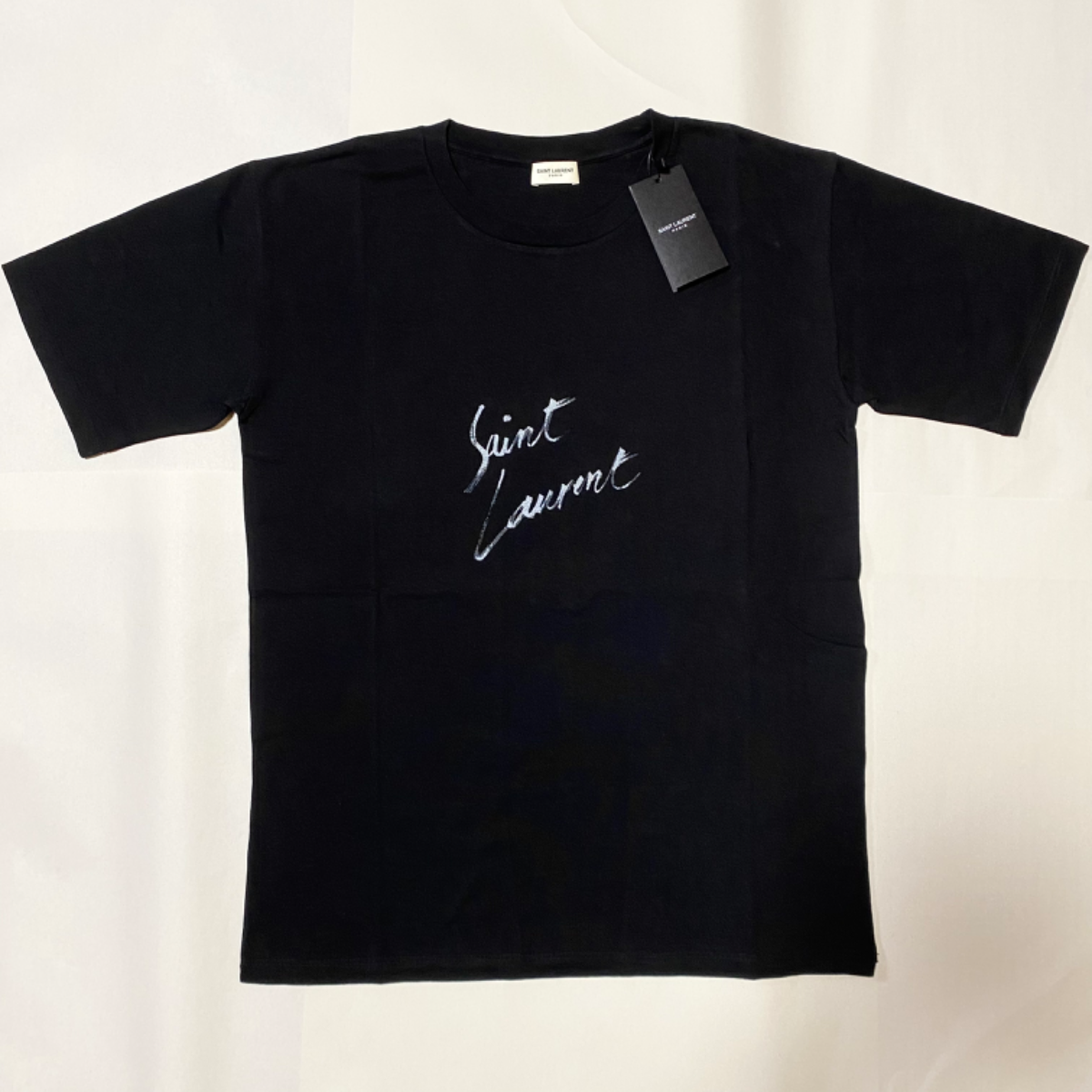 新品未使用！送料込み☆Saint Laurent☆ロゴ Tシャツ BLACKのフリマ 