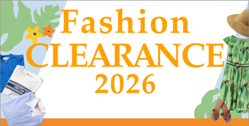 Fashion CLEARANCE 2026